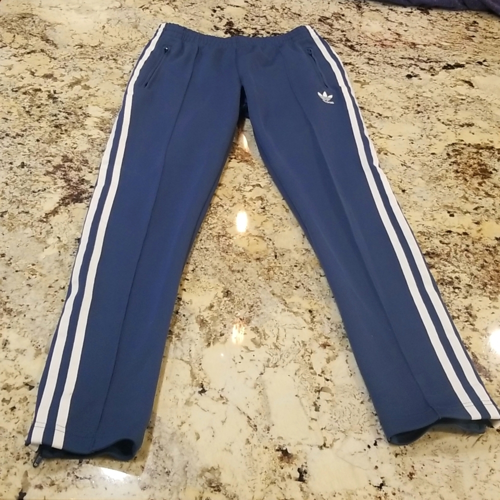 adidas track pants, Teal Extra Small